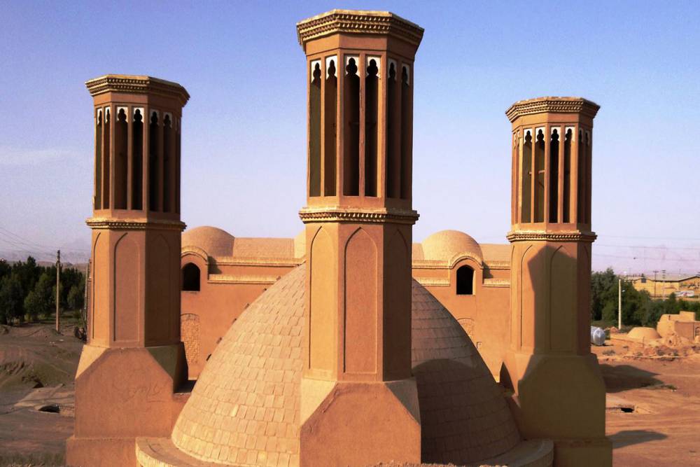 Yazd-Wind catchers, a natural cooler structure in desert architecture