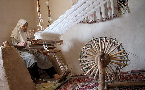 Iranian handicraft making