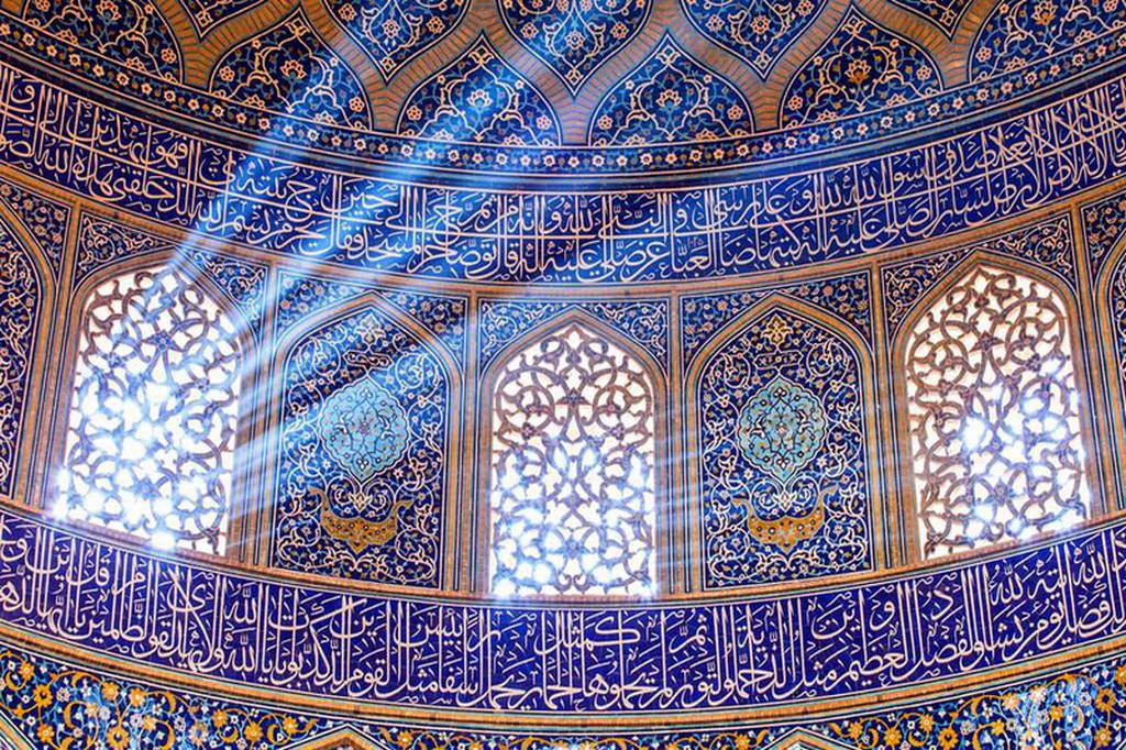 Tile working in Mosques-Isfahan-Iran